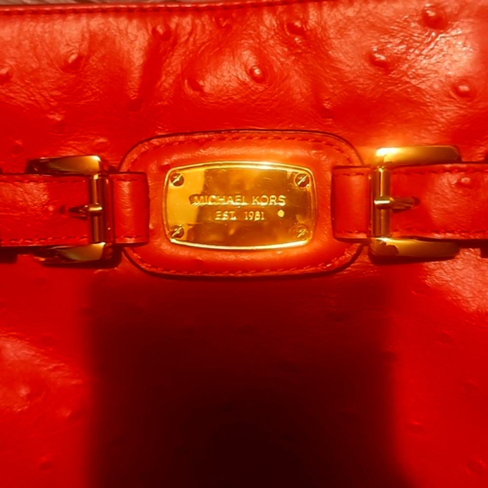 MK pink crossbody crocodile skin print - Picture 2 of 6